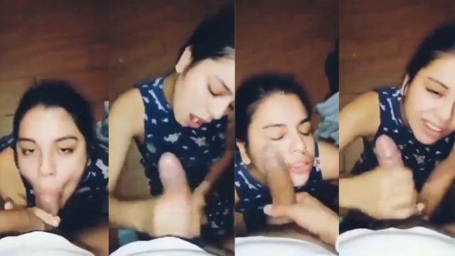 Desi Girlfriend Giving Blowjob To His Boyfriend