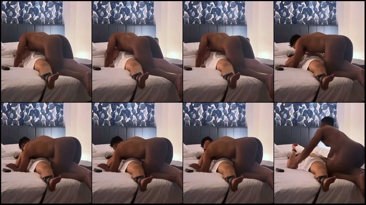 Tied this Hotwife up and licked syrup off her body while cuck watched